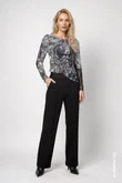 Monari Pantalon 810117 Zwart 4