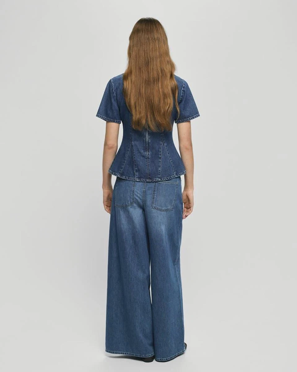 Msch Copenhagen Jeans Turig Blauw 3
