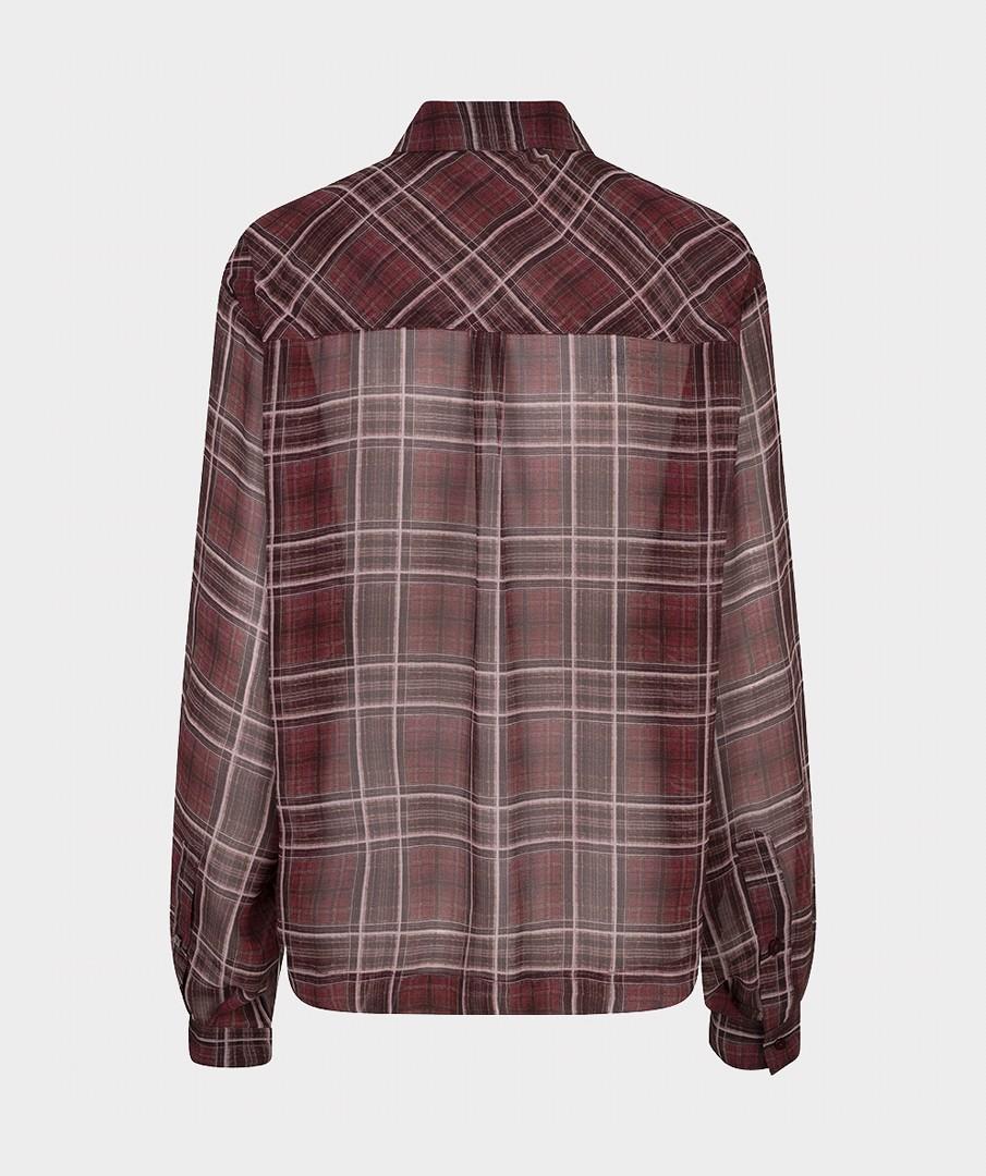 EsQualo Blouse F26.14518 Rood 4