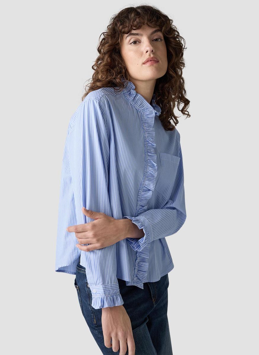 Le Comte Blouse 55-624103 Blauw 6