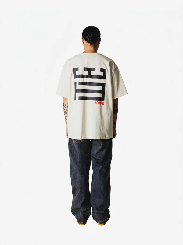 WOODBIRD T-Shirt Baine Off-White 1