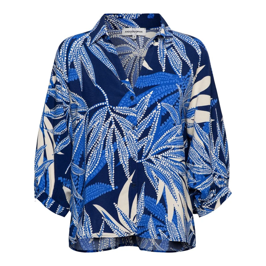 &Co Woman Blouse Marijke Blauw 2