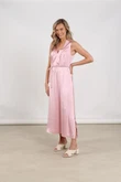 NUKUS Jurk Violet Roze 1