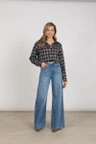 NUKUS Blouse NKF02262 Bruin 5
