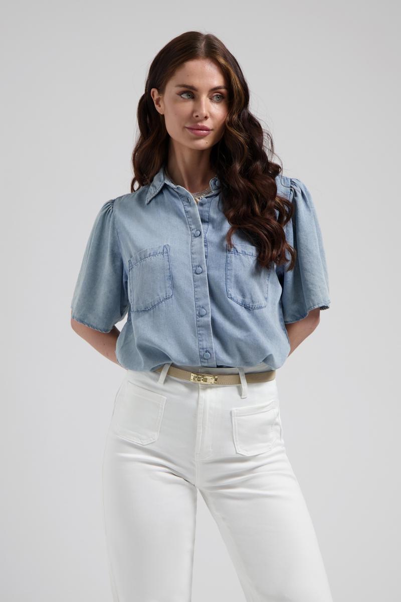 Florèz Blouse Dané Blauw 1