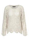 Frank Walder Blouse 1202071 Beige 1