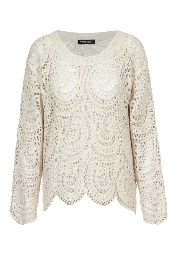 Frank Walder Blouse 1202071 Beige 1
