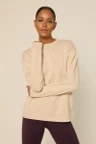The Lola Club Longsleeve Yara Beige 1