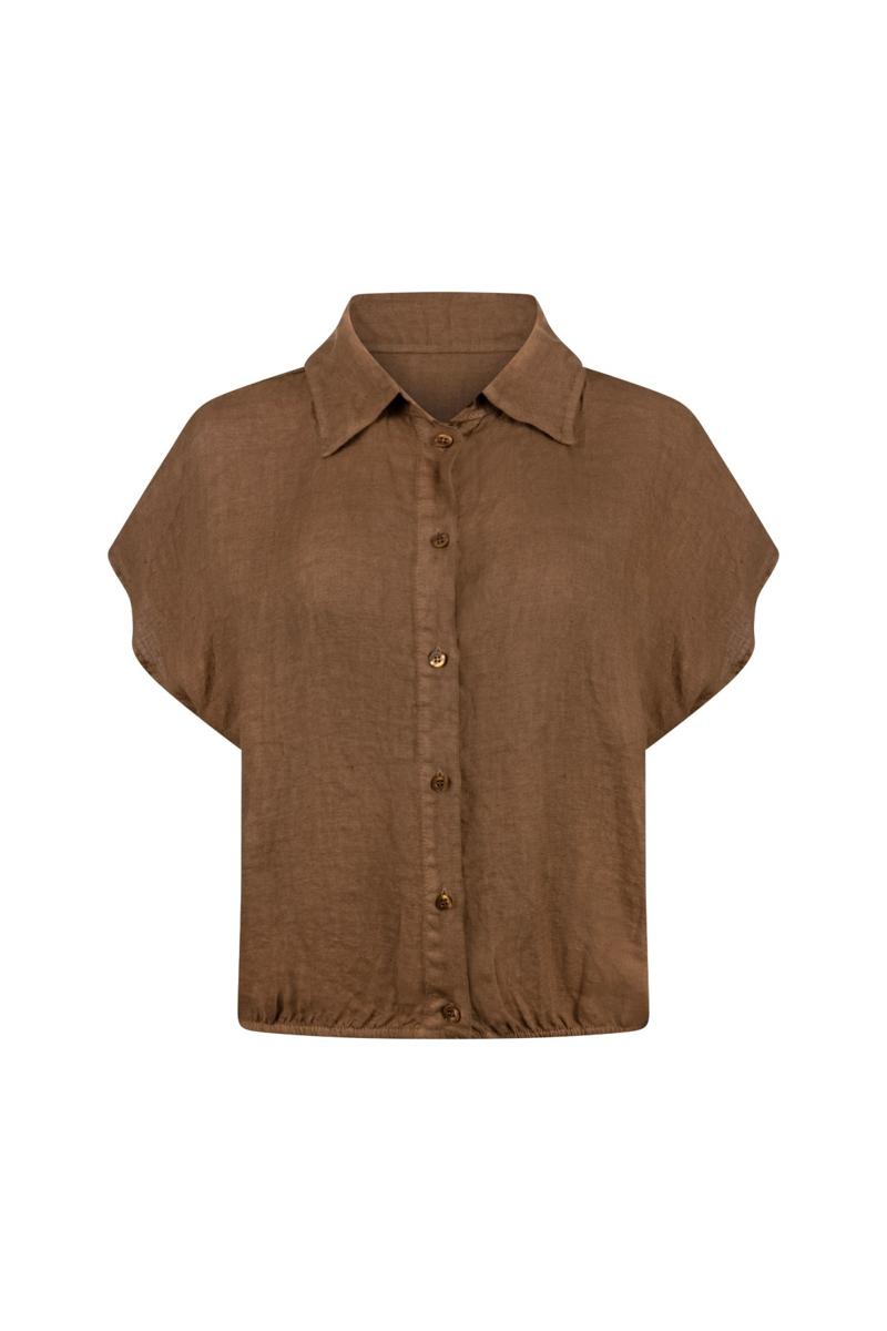 NUKUS Blouse NKS01188 Taupe 3