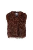 NUKUS Gilet Mila Bruin 2