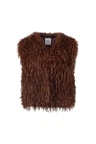 NUKUS Gilet Mila Bruin 2