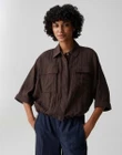 OPUS Blouse Fropa Bruin 1