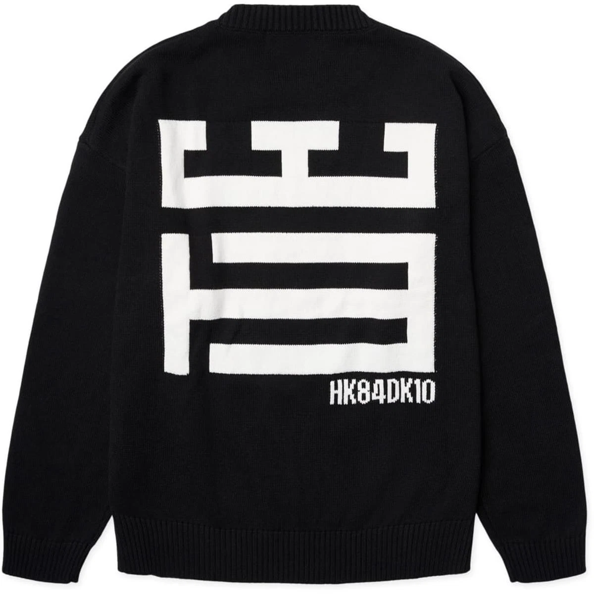 WOODBIRD Sweater Stamp Zwart 3