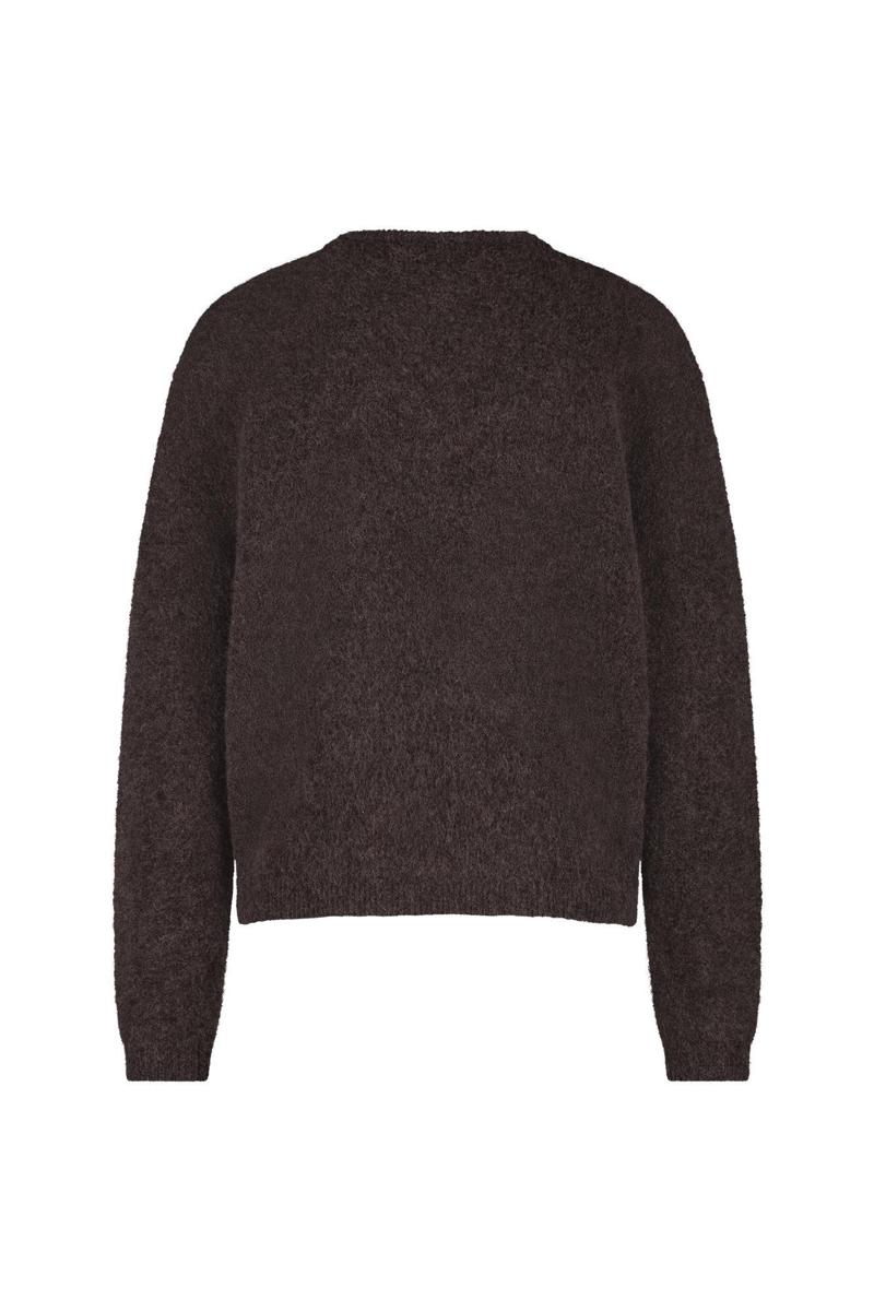 Studio Anneloes Vest Bibi mohair cardi Bruin 3