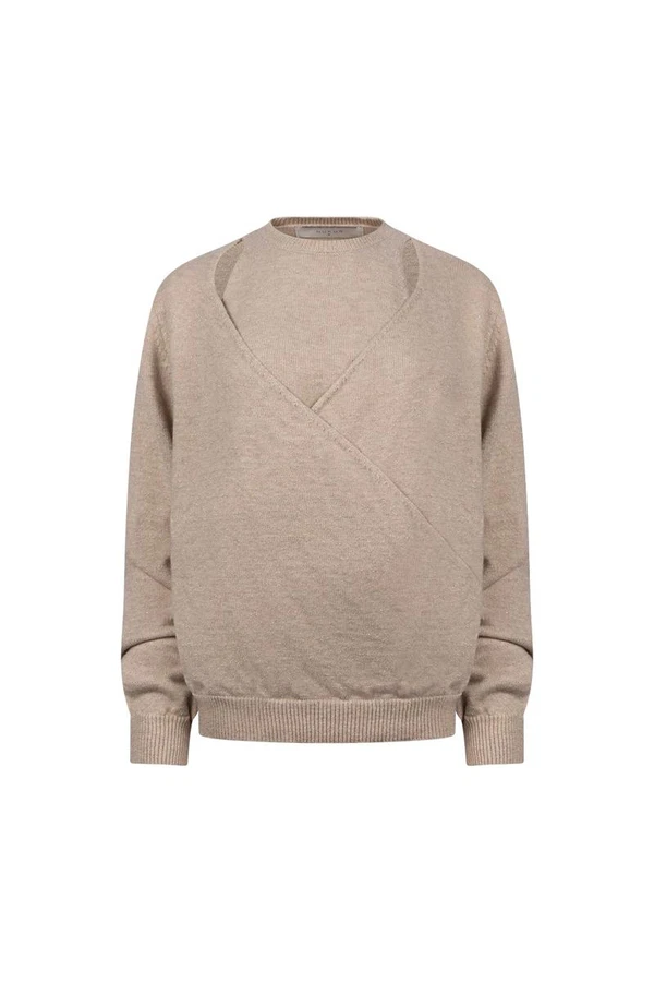 NUKUS Trui Merel Beige 1