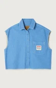 American Vintage Blouse Pusway Blauw 1