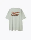 Denham T-Shirt Flowy Groen 4