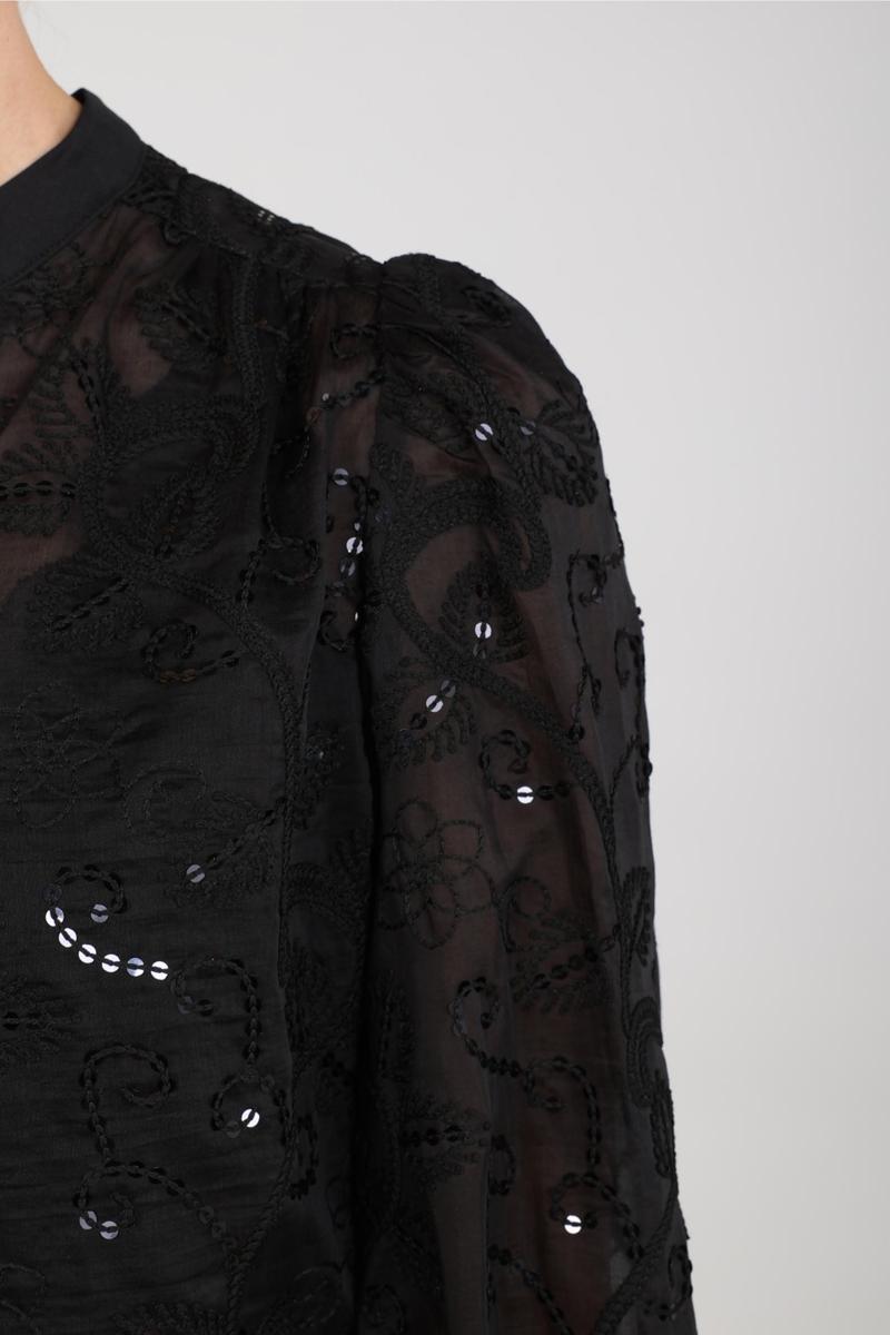 NUKUS Blouse NKF02259 Zwart 3