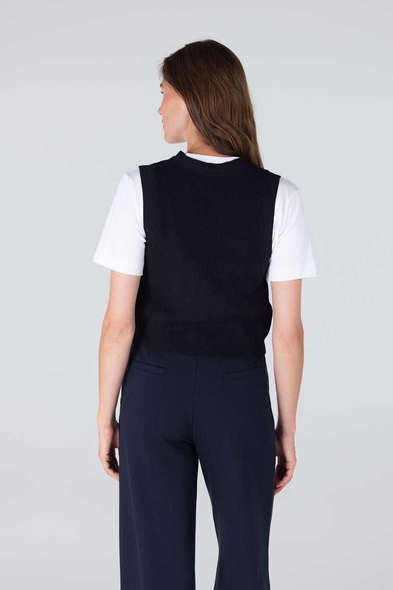 Jansen Amsterdam Gilet Billie Blauw 3