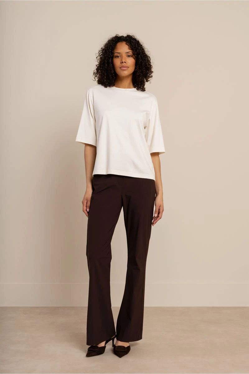 Studio Anneloes T-Shirt Fiore round neck Wit 3