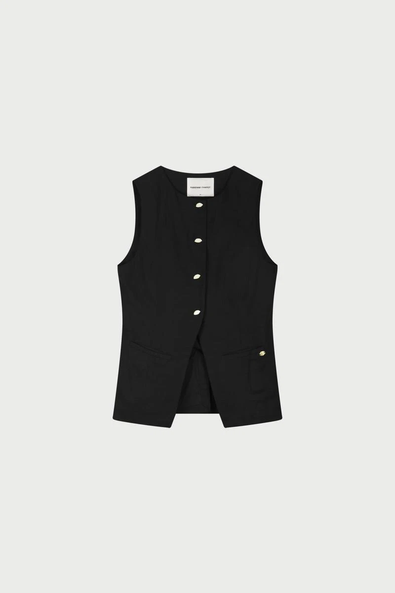 Fabienne Chapot Gilet Mercy Zwart 2