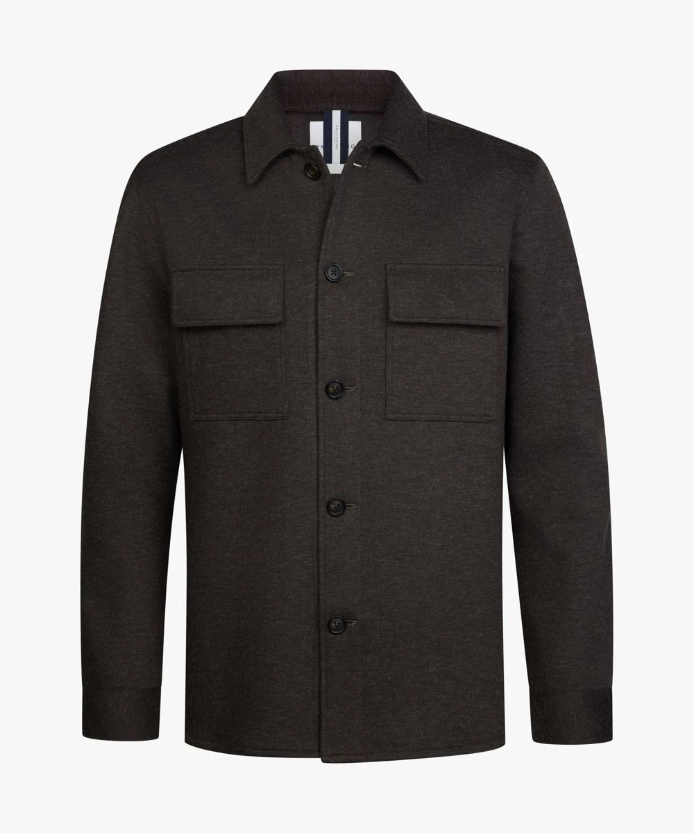 Profuomo Overshirt PPXF30001 Bruin 3