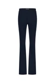 Studio Anneloes Pantalon Flair Bonded Long Blauw 2