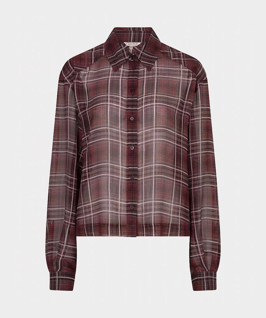 EsQualo Blouse F26.14518 Rood 3