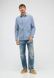 Butcher of Blue Overhemd M2614009 Blauw 3
