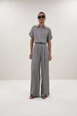 By-Bar Blouse Barley Stripe Zwart 1