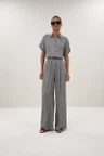 By-Bar Blouse Barley Stripe Zwart 1