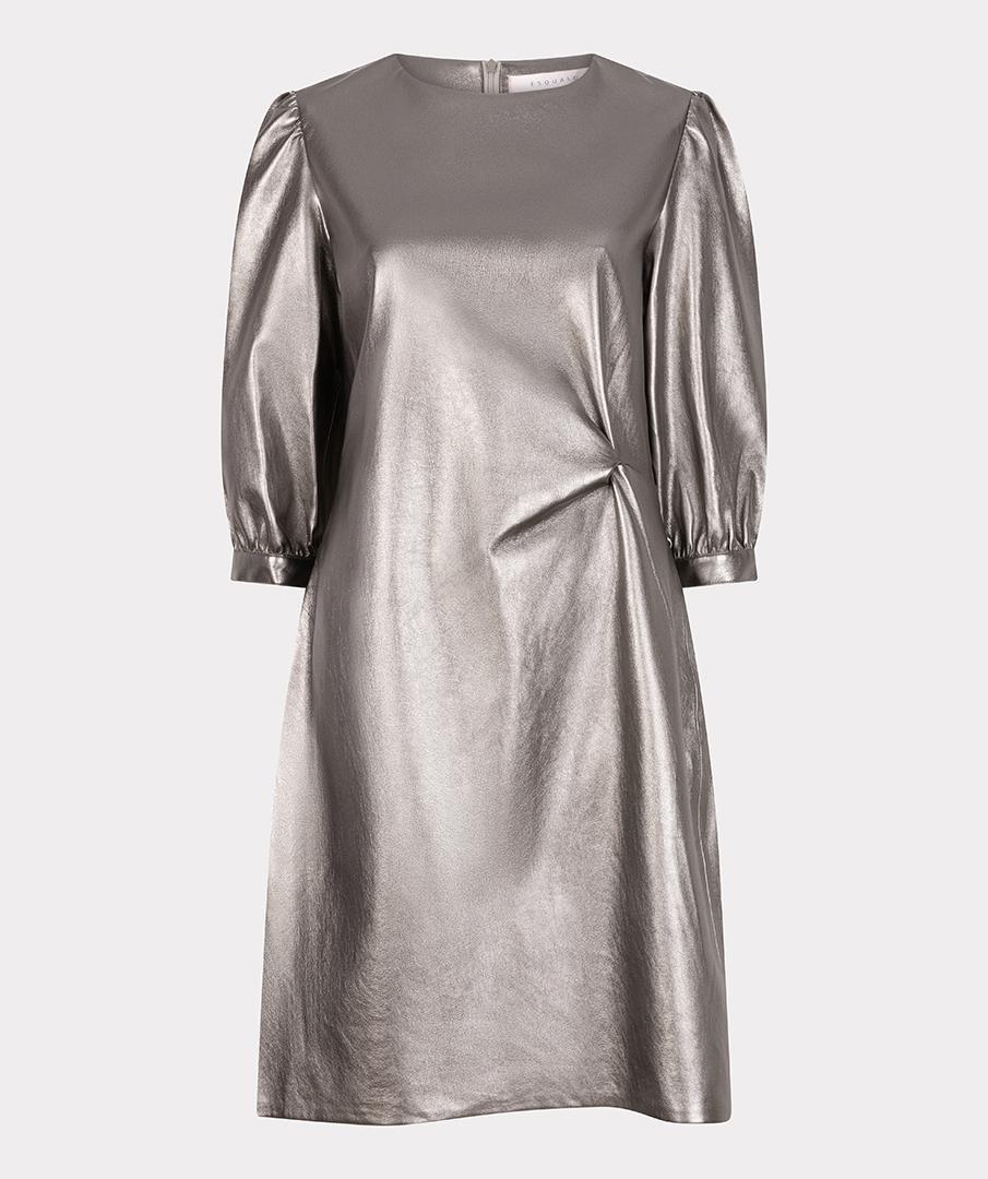 EsQualo Jurk W25.11706 Zilver 1