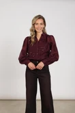 NUKUS Blouse NKF02156 Rood 4