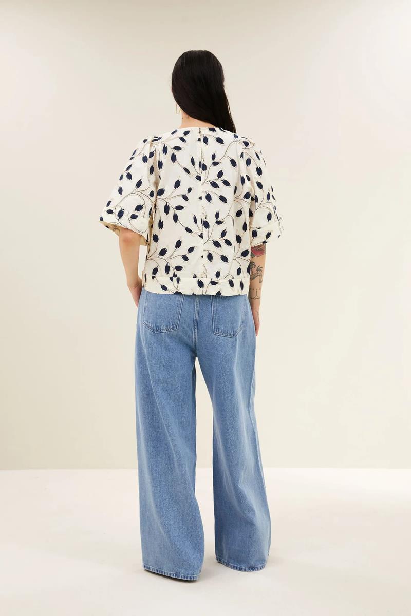 By-Bar Blouse Olivia Botanic Off-White 3