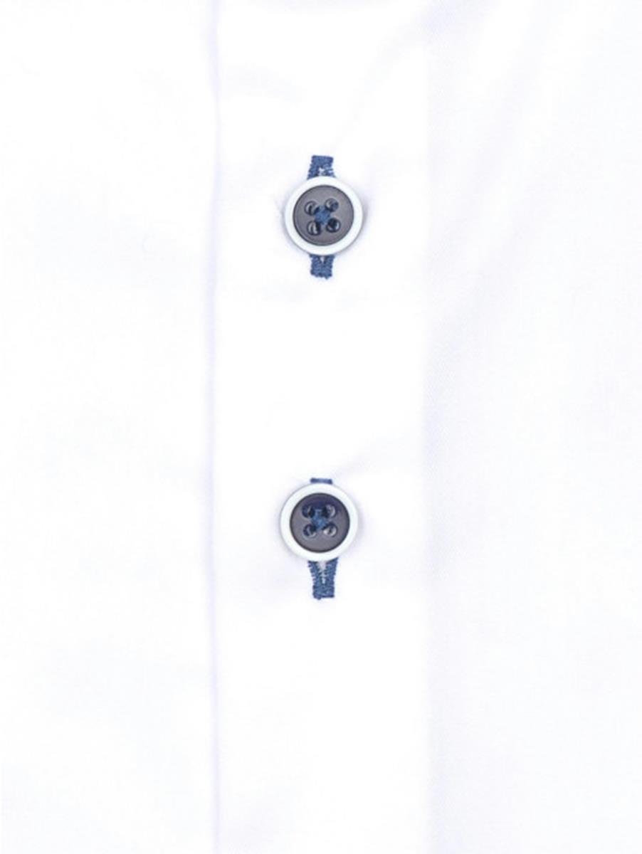 R2 Amsterdam Overhemd NOS.TWILL.001/004 Wit 3