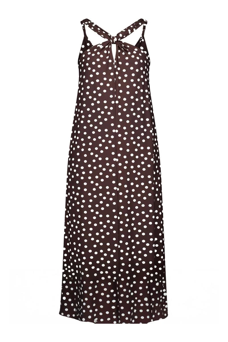 Studio Anneloes Jurk Norah 2way Dot Bruin 3