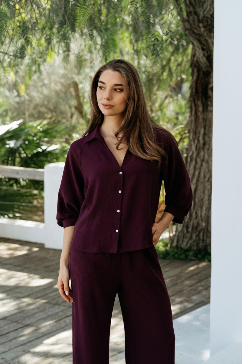 &Co Woman Pantalon PA443 Paars 5