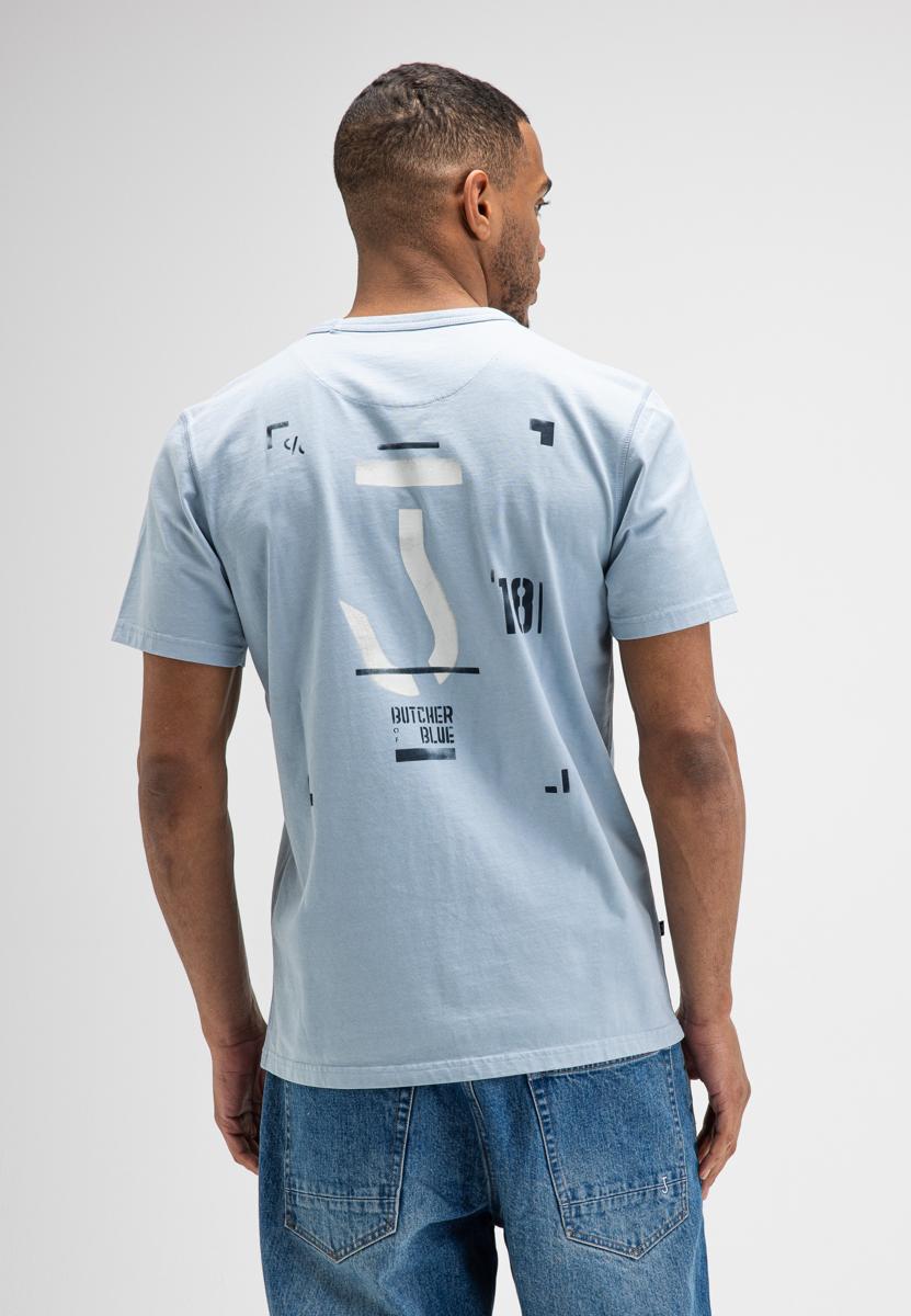 Butcher of Blue T-Shirt Army Brush Blauw 4