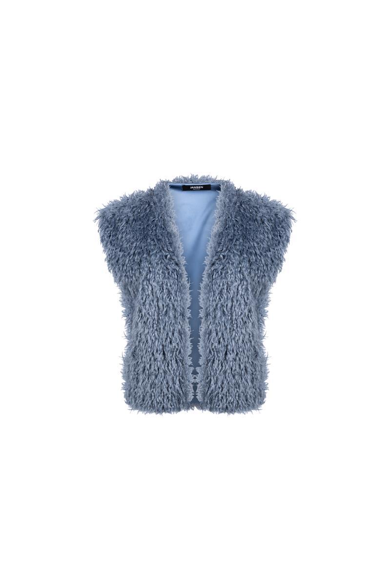 Jansen Amsterdam Gilet Dali Blauw 2