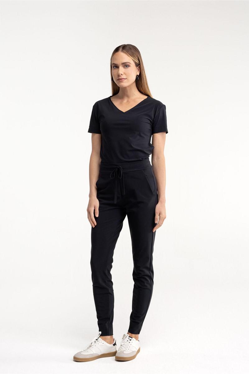 Studio Anneloes Pantalon Downstairs Bonded Zwart 5