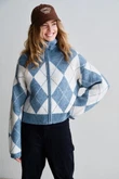 Penn & Ink Vest W26C398 Blauw 1