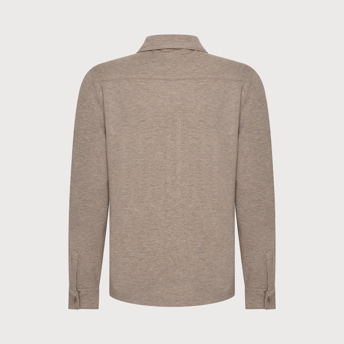 Blue Industry Overshirt PisaS26-M33 Taupe 2