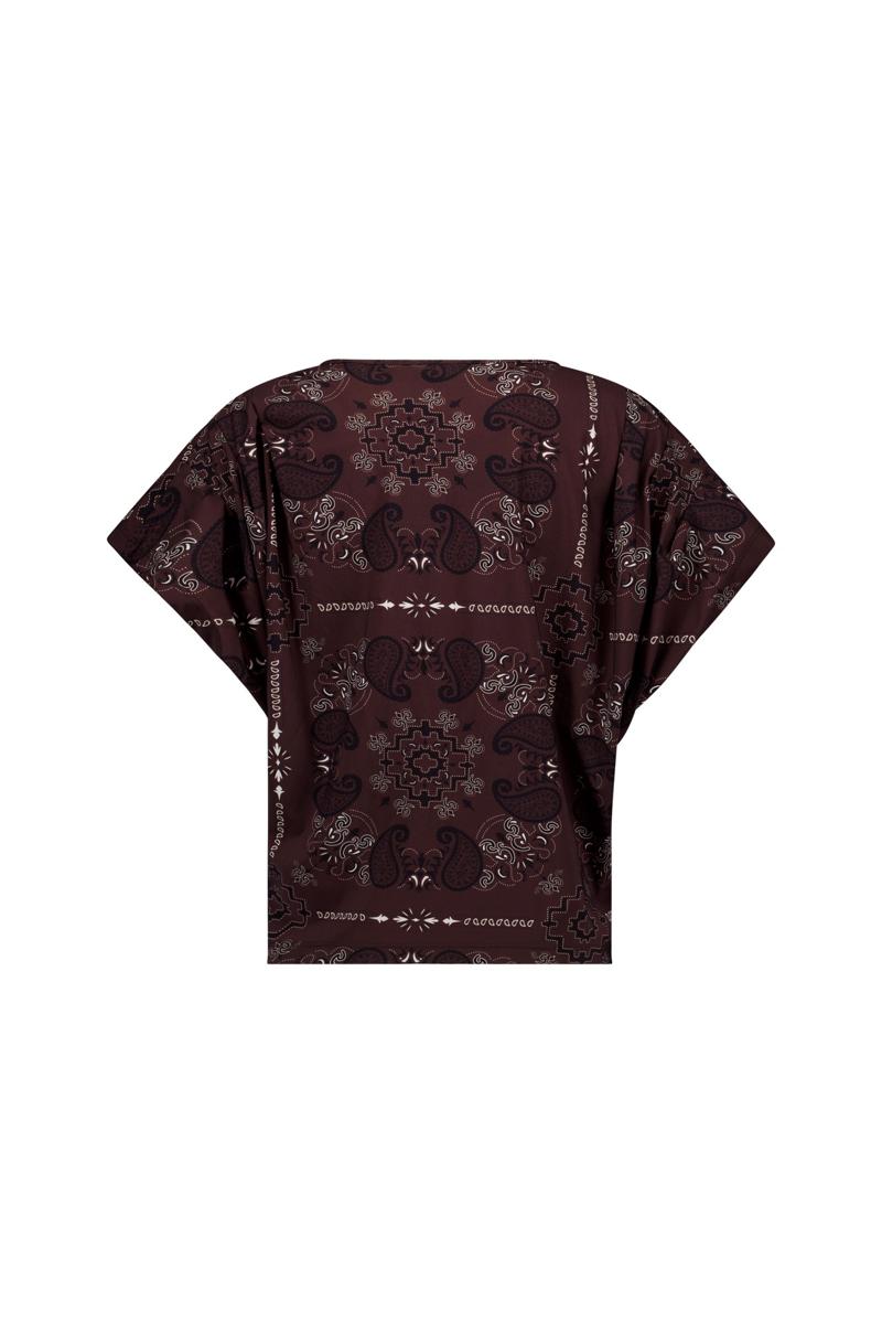 Studio Anneloes Blouse Renske Paisley Bruin 4