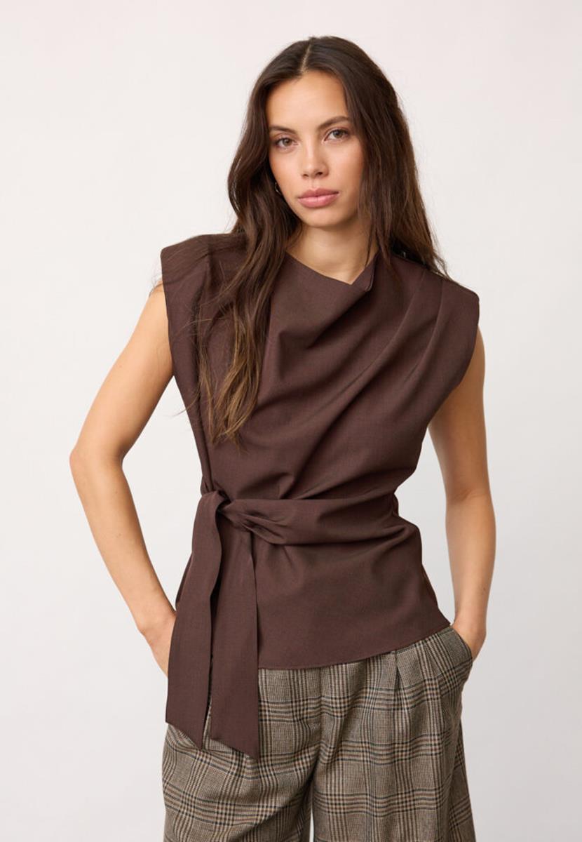 Co'Couture Top Luna Bruin 1