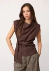Co'Couture Top Luna Bruin 1