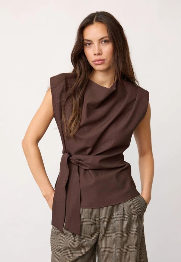 Co'Couture Top Luna Bruin 1