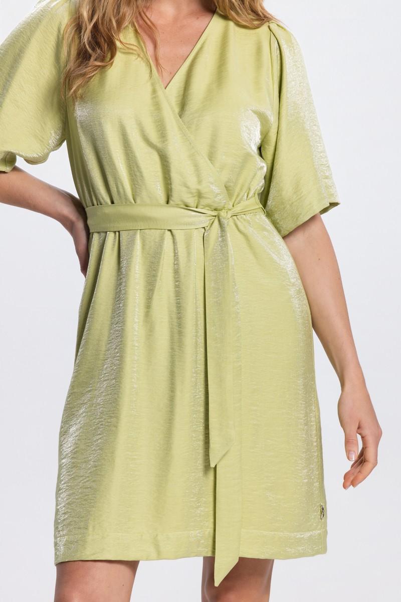 Jansen Amsterdam Jurk TATUM SS26.4 Groen 6