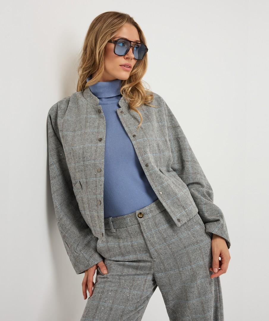 EsQualo Blazer W26.17700 Blauw 6