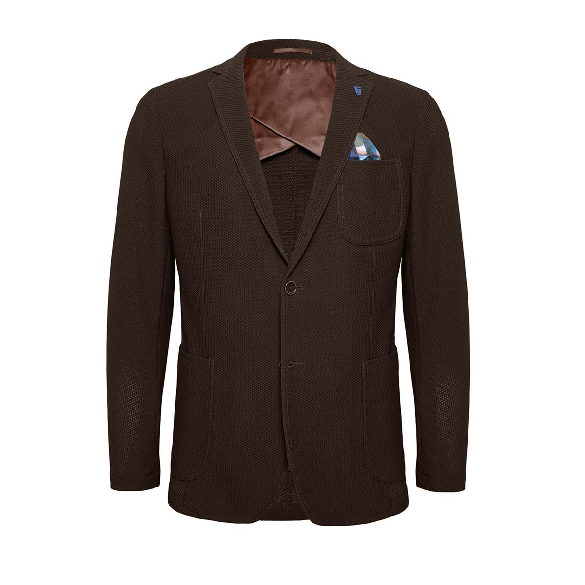 R2 Amsterdam Colbert 130.TRAVELJACKET. Bruin 1