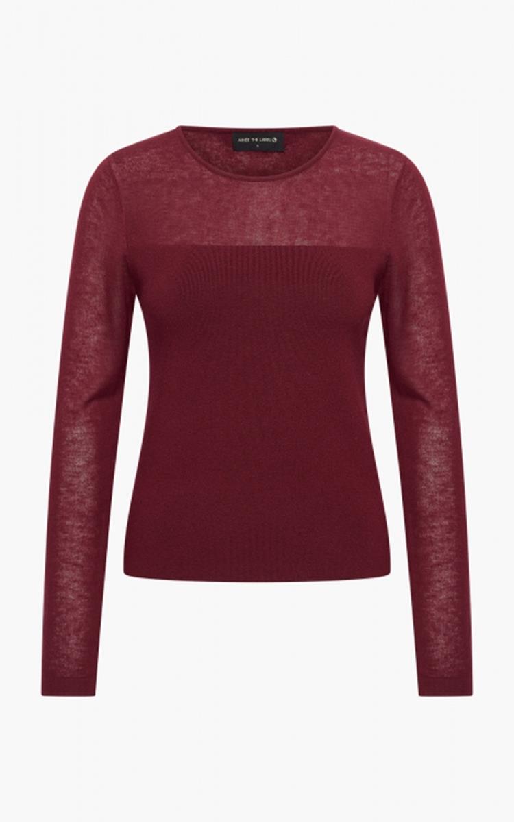 Aimée the Label Trui Merel Rood 1